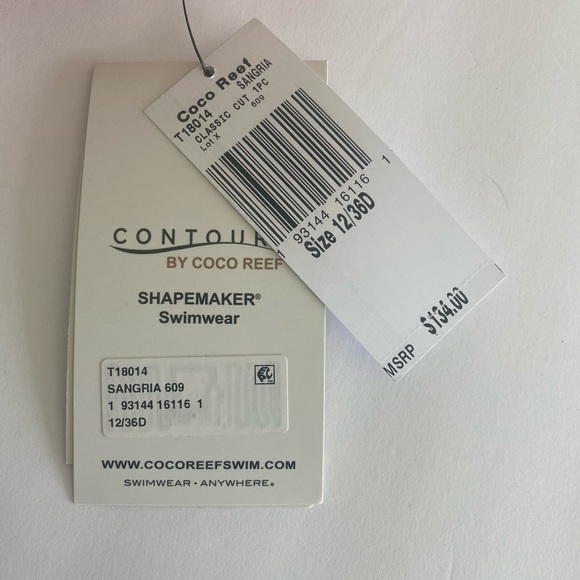 Coco Reef SANGRIA Studded One Piece Swimsuit NEW - Picture 13 of 16